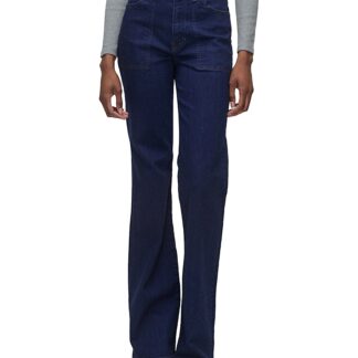 Veronica Beard Crosbie High Rise Flare Jeans in Indigo Rinse